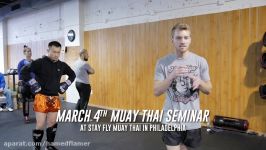 No Pivot Round Kick to Superman Punch Muay Thai Combo