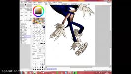 Super Dark Sonic Speed Paint Paint Tool Sai