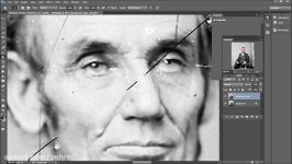 Adobe Photoshop CC Abraham Lincoln Photo Restoration