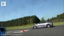 درگ Nissan GTR vs Lamborgini huracan