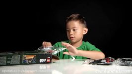 JEK 14s STEALTH STARFIGHTER  LEGO Star Wars Set 75018 Time lapse Stop Motion Unboxing