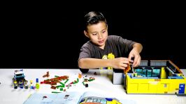 The KWIK E MART  LEGO SIMPSONS Set 71016  Time lapse Build Unboxing