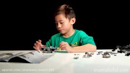 TIE FIGHTER  LEGO Star Wars Set 9492  Time lapseStop Motion Build Unboxing