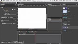 ۲  درست کردن اولین پروژه در Edge Animate