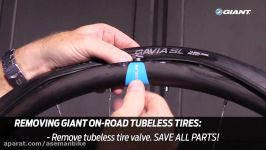 How to Install a tube into a Giant Gavia Tubeless Ready Bicycle Tire