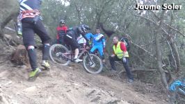 Downhill MTB Crash  EnduAnoia 2016 by Jaume Soler