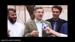 فیلم بغض اسفندی اسفند یار مشایی در مقابل دوربین