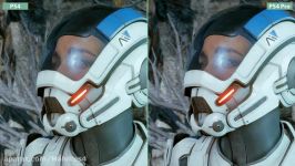 مقایسه گرافیکی Mass Effect بین PS4 PS4 pro