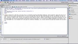۴۱ پیام یا نظردهی نوار کمکAdobe Dreamweaver آموزش