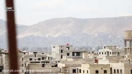 بمباران مواضع تروریستا درحى الجوبر شمال شرق دمشق