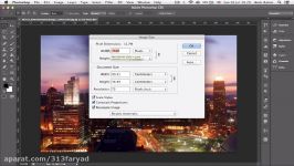 ۵  تغییر اندازه عکس در فتوشاپ