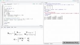 آموزش نرم افزار R  جبر ماتریس Matrix Algebra  بخش دوم
