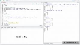 آموزش نرم افزار R  جبر ماتریس Matrix Algebra  بخش اول