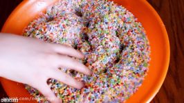 DIY Giant Birthday Cake Slime How to Make Colorful Confetti Slime