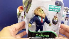 Disney Zootopia Movie Toys Poesable Figure Packs Mega Unboxing