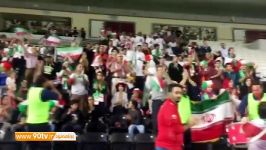 اختصاصی حضور پرشور هواداران ایرانی در ورزشگاه جاسم بن حمد