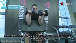 آموزش حرکت جلو بازو دمبل زاتمن لاری Zottman Preacher Curl