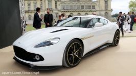 The brandnew 2017 Aston Martin Vanquish Zagato at Chantilly Concours Arts