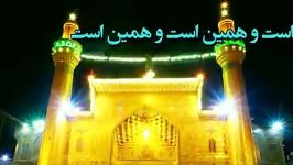 ز جام علی سرشته شد آب گلم  حاج محمود کریمی