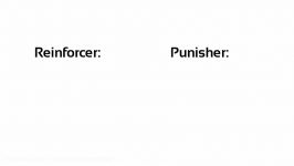 Learning Negative Reinforcement vs. Punishment