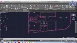 طراحی تاسیسات برق ساختمان دو طبقه AutoCAD بخش اول