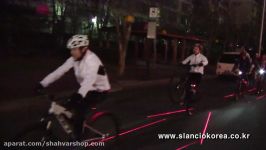 SLANCIO Bike Bicycle Laser Beam Rear Tail Light
