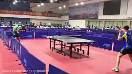 تمرین تیم ملی پینگ پنگ مردان در مسابقات آسیایی ووشی چین