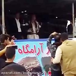 حماسی خوانی محمد بهداروند در آرامگاه آعلیداد خدرسرخ