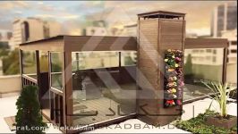 نمونه ای پروژ های اجرایی چکاد بام در سال ۱۳۹۵ Roof Garden