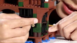 LAKE TOWN CHASE   LEGO HOBBIT Set 79013  Time lapse Build Stop Motion Unbo