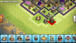 Clash of Clans  Town Hall 9 Defense CoC TH9 BEST Trophy Base Layout + Defense