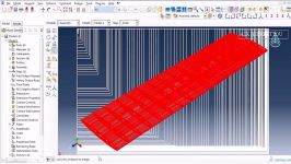 Numerical simulation of wing using ABAQUS Part5methode of merging mesh