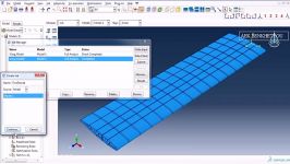 Numerical simulation of wing using ABAQUS Part8First 5 frequency mode dynamique