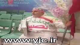 پوشش جالب اولین ثبت نام کننده انتخابات ریاست جمهوری 96