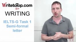 How to write a semi formal letter for IELTSG Task 1