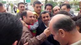 حضور دكتر احمدی نژاد در حرم حضرت عبد العظیم حسنیع