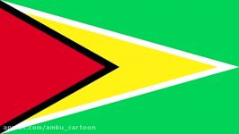 Bandera e Himno Nacional de Guyana  Flag and National Anthem of Guyana