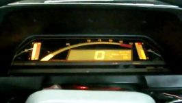 Ford Festiva digital cluster high speed test