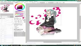 Rolling Girl  Hatsune Miku Vocaloid  Speed Paint  Paint Tool SAI  By Kazuyo