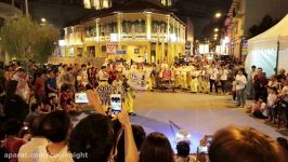 Canon 80D night test video outdoors  Lion Dance