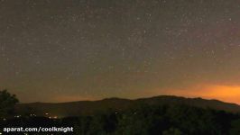 Night time lapse with shooting star Canon EOS 80D