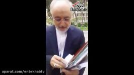 فیلم واکنش صالحی به کاندیداتوری احمدی نژاد