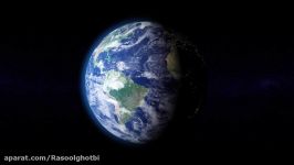 Rotating Planet Earth With Atmosphere 01  free HD transition footage