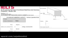 IELTS LISTENING SKILL FormNotesTableFlow chart Summary Completion