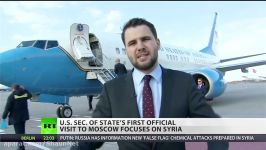 Rex Tillerson arrives in Moscow