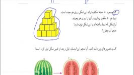 ریاضی پنجم دبستان  فصل اندازه گیری  حجم