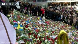 Stockholm truck attack Thousands attend ‘Lovefest’ vigil