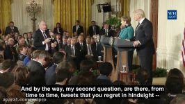 Joint Press Conference with President Trump and German Chancellor Merkel English