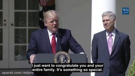 President Trump  Swearing In Ceremony of the Honorable Neil Gorsuch