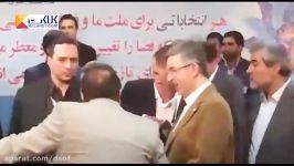 لحظه غافلگیری خبرنگاران ازتصمیم احمدی نژاد برای ثبت نام